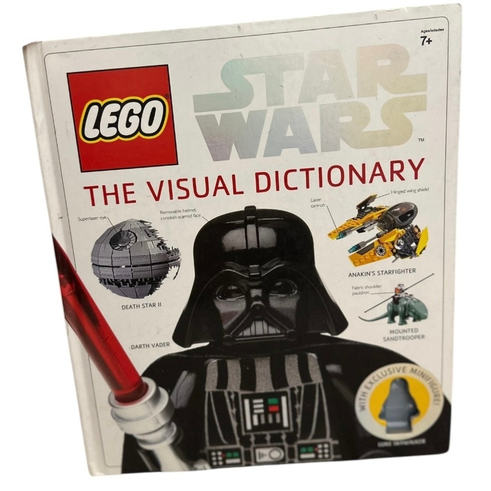 LEGO Star‎ Wars The Visual Dictionary Book Luke Skywalker Minifigure Missing